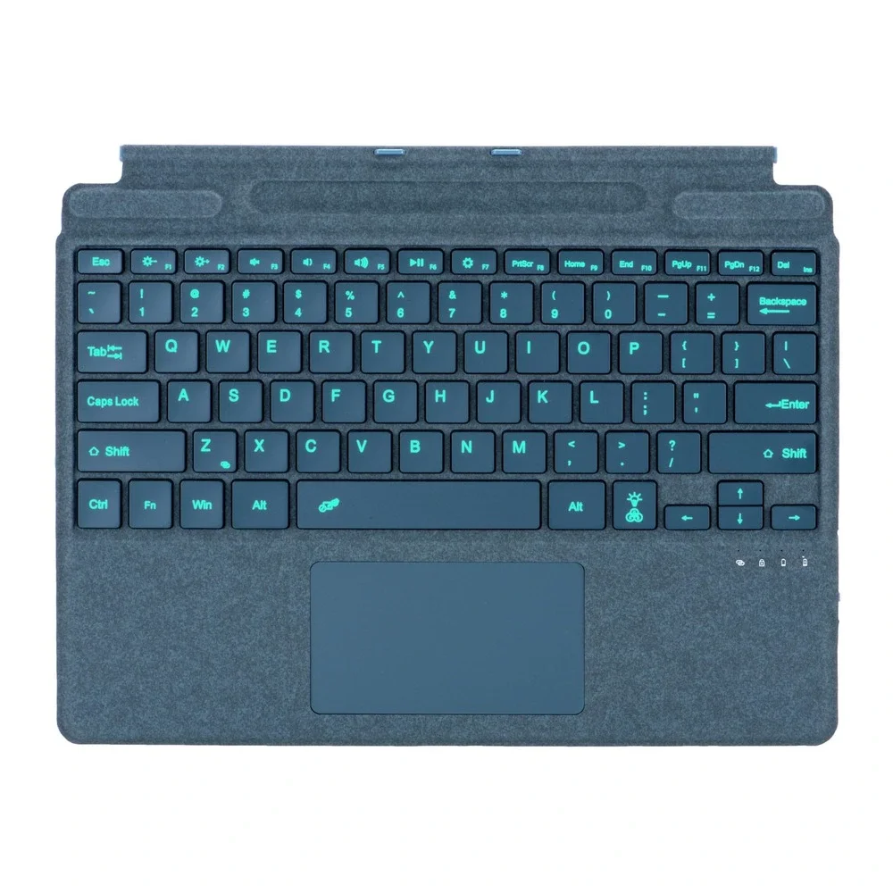 Zoof Keyboard for Microsoft Surface Pro 11 10 9 8 X Copilot+ 7-Color Backlit